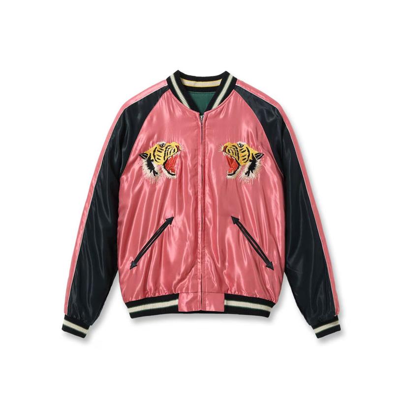 テーラー東洋 Mid 1950s Style Acetate Souvenir Jacket “EAGLE & TIGER”×“ROARING TIGER” スーベニアジャケット 鷹×虎 ローリングタイガーTT15790の画像