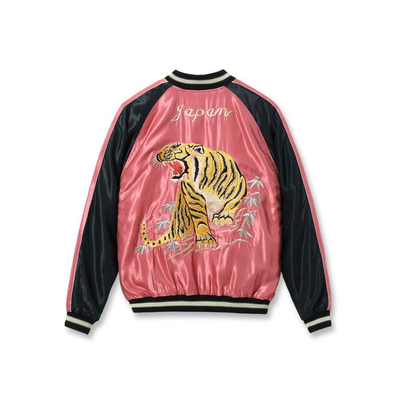 テーラー東洋 Mid 1950s Style Acetate Souvenir Jacket “EAGLE & TIGER”×“ROARING TIGER” スーベニアジャケット 鷹×虎 ローリングタイガーTT15790の画像