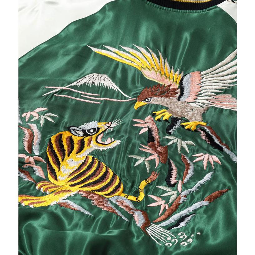テーラー東洋 Mid 1950s Style Acetate Souvenir Jacket “EAGLE & TIGER”×“ROARING TIGER” スーベニアジャケット 鷹×虎 ローリングタイガーTT15790の画像