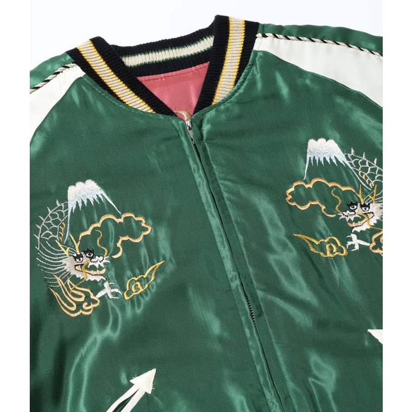 テーラー東洋 Mid 1950s Style Acetate Souvenir Jacket “EAGLE & TIGER”×“ROARING TIGER” スーベニアジャケット 鷹×虎 ローリングタイガーTT15790の画像