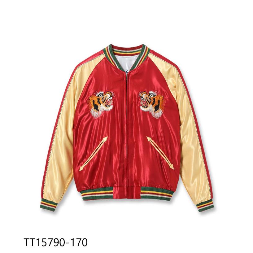 テーラー東洋 Mid 1950s Style Acetate Souvenir Jacket “EAGLE” × “BLUE TIGER” スーベニアジャケット イーグル×ブルータイガー TT15790-170 ￥74,800の画像