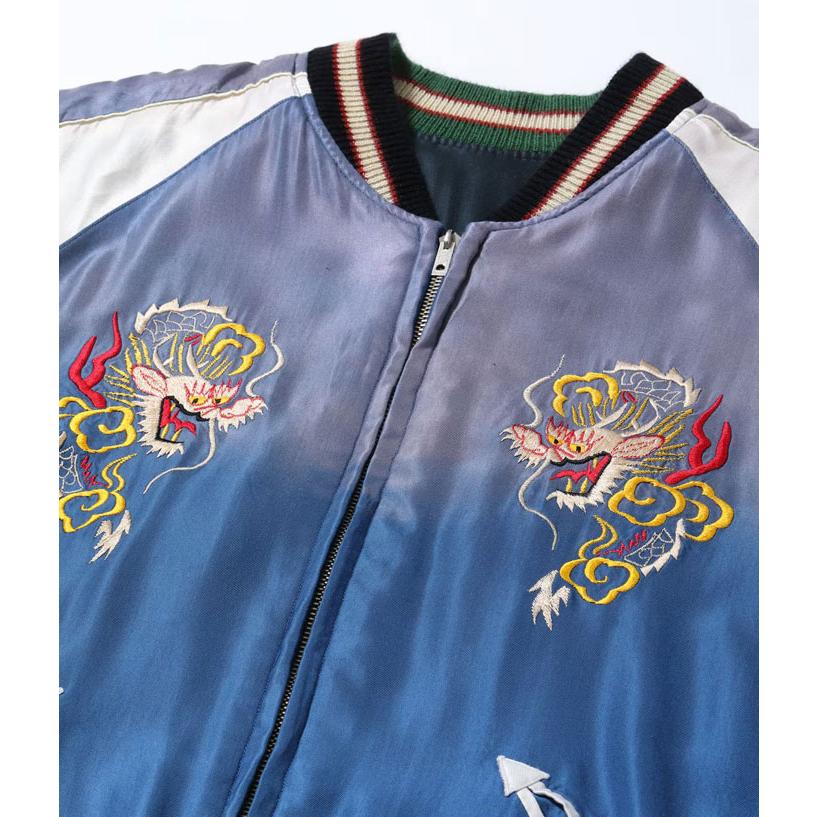 テーラー東洋 Mid 1950s Style Acetate Souvenir Jacket “RED TIGER” × “EAGLE”(AGING MODEL)スーベニアジャケット レッドタイガー×イーグル TT15793-119の画像