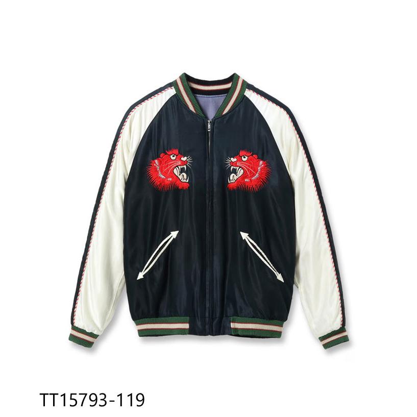 テーラー東洋 Mid 1950s Style Acetate Souvenir Jacket “RED TIGER” × “EAGLE”(AGING MODEL)スーベニアジャケット レッドタイガー×イーグル TT15793-119の画像