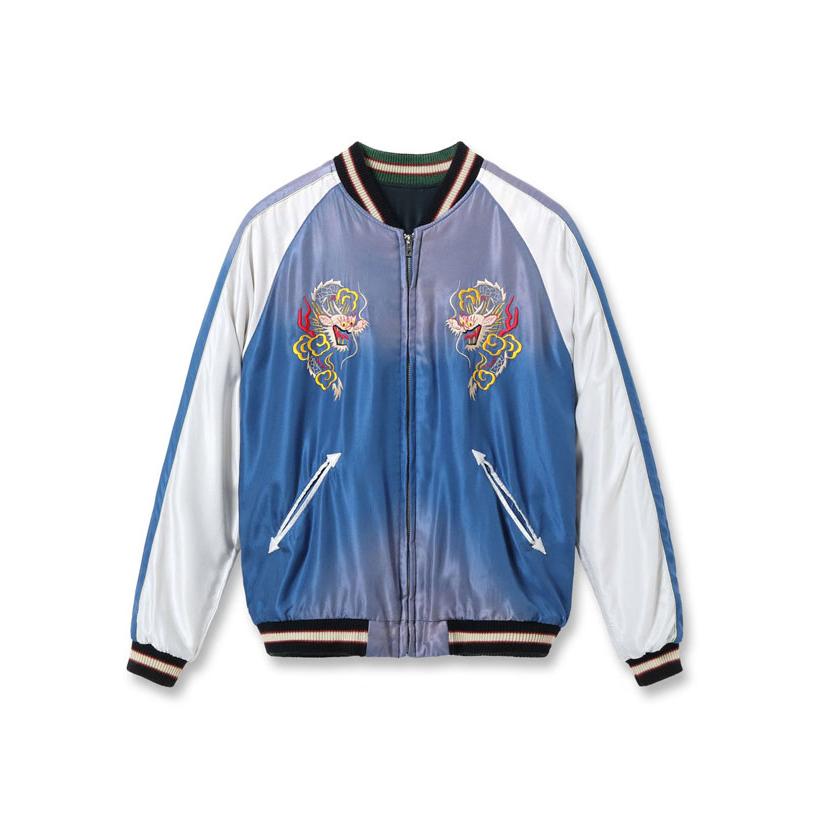 テーラー東洋 Mid 1950s Style Acetate Souvenir Jacket “RED TIGER” × “EAGLE”(AGING MODEL)スーベニアジャケット レッドタイガー×イーグル TT15793-119の画像