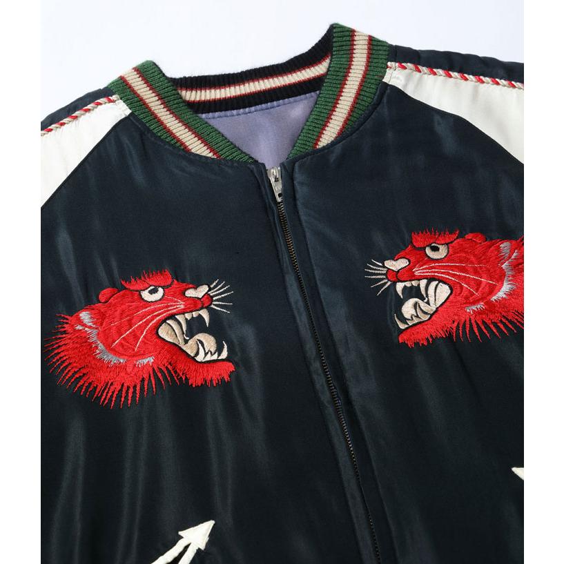 テーラー東洋 Mid 1950s Style Acetate Souvenir Jacket “RED TIGER” × “EAGLE”(AGING MODEL)スーベニアジャケット レッドタイガー×イーグル TT15793-119の画像