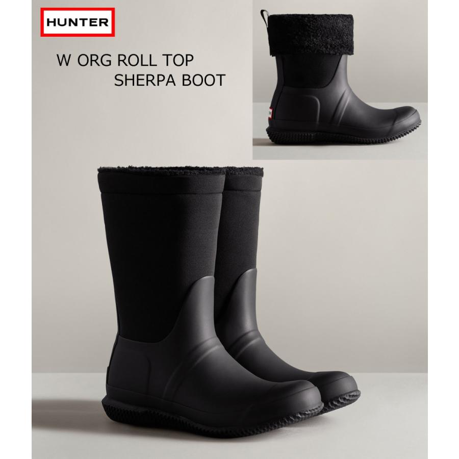 HUNTER（ハンター） W ORG ROLL TOP SHERPA BOOT レディース