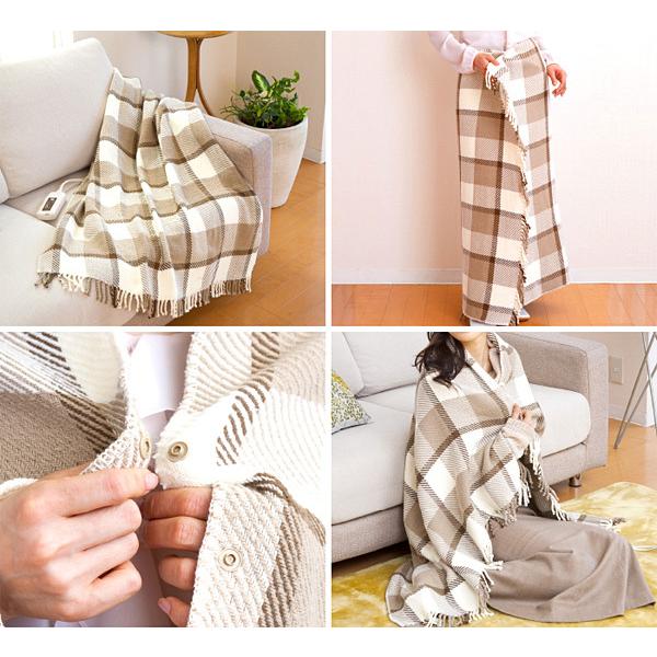 電気ひざかけ ZENKEN 電磁波カット ひざ掛け 暖房器具 毛布