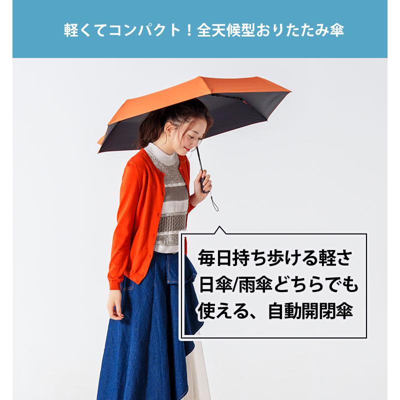 マブ 自動開閉 ACTIVE AW ミニAUTO50 折りたたみ傘 全天候型 6本骨