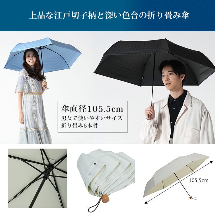 マブ 6本骨全天候折りたたみ傘 江戸 60cm : PassageShop - 通販