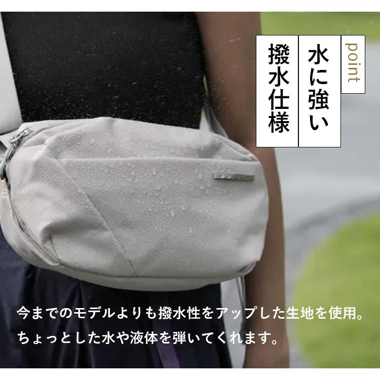 美品 NIID NEO Nomad Sling ボディバッグ (パーリーグレー) LEON7月号掲載 豪華特典付 NIID NEO Nomad Sling スリングバッグ