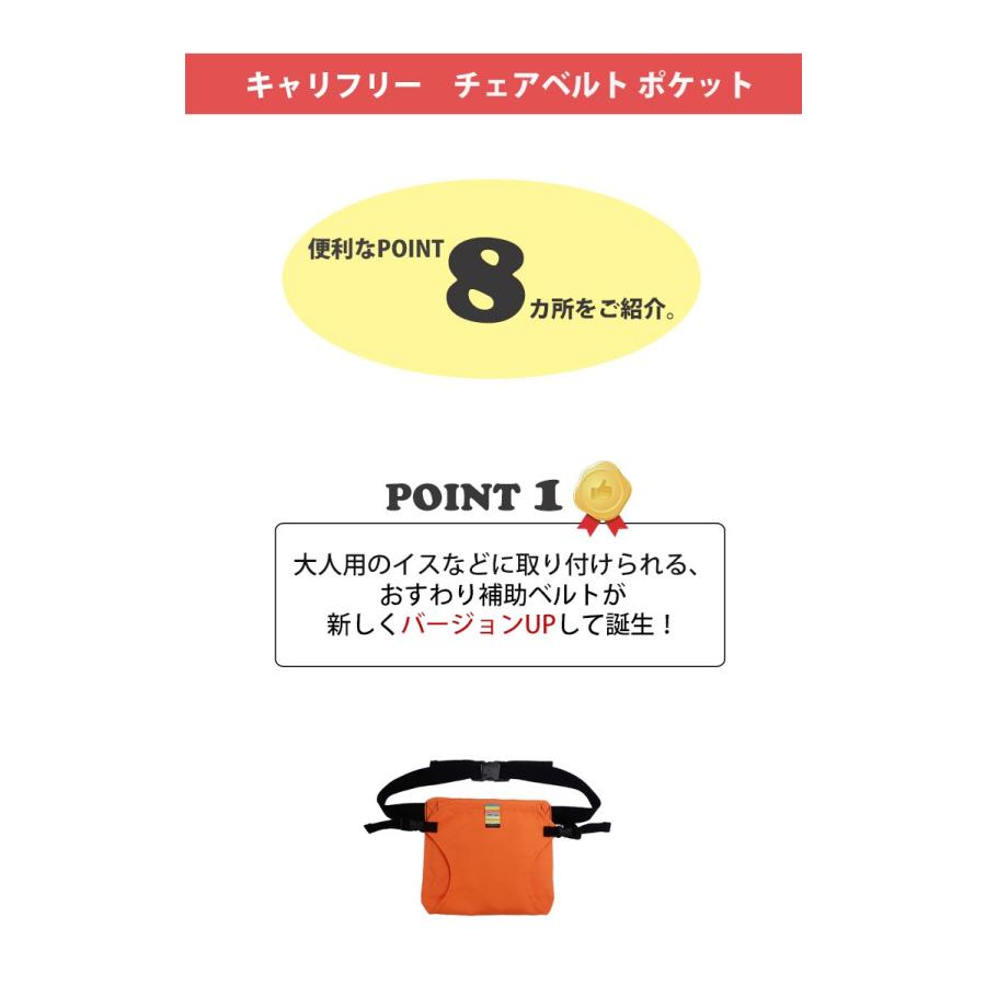 Carry free チェアベルト ポケット メール便無料 : PassageShop - 通販