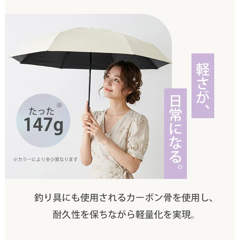 Wpc. WPC 遮光エアリアルタイニー 折りたたみ日傘 完全遮光 超軽量 約