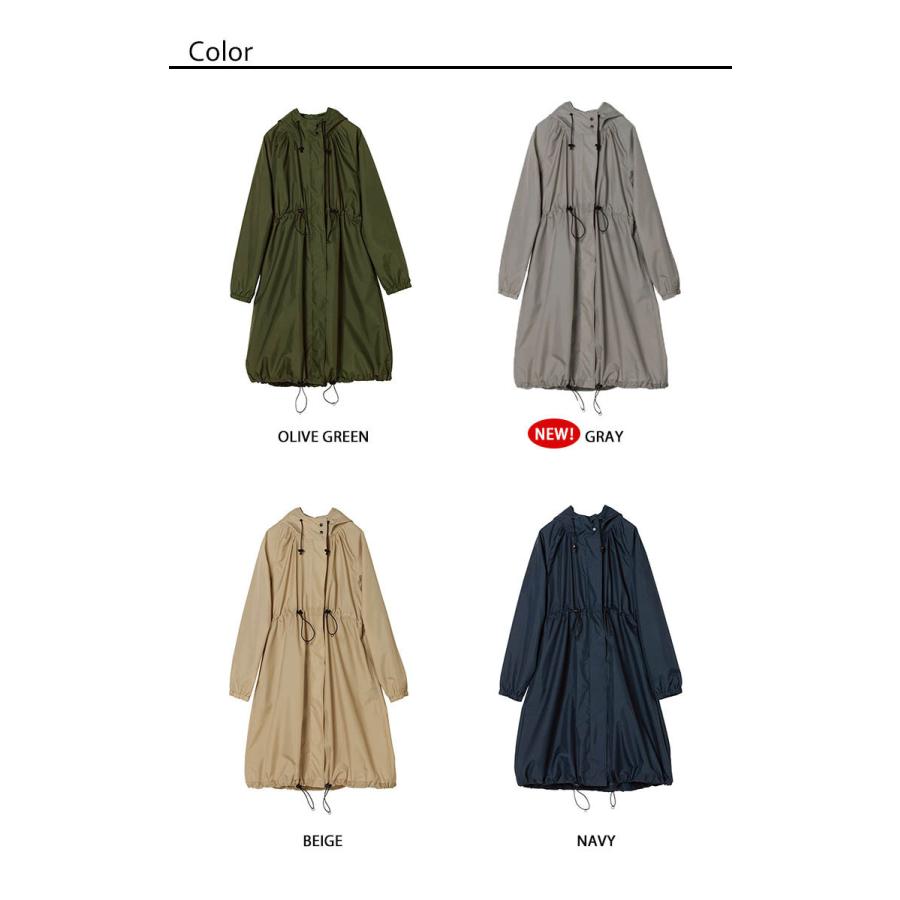 Wpc. レインウェア ロングモッズ Rー1101 ワールドパーティー w.p.c レインコート レインウェア レインポンチョ モッズコート 雨具  軽量 レディース オシャレ