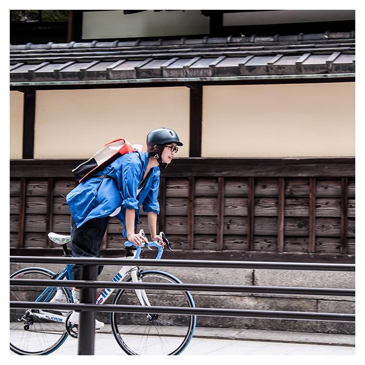 クモア 自転車用ヘルメット ナイロンバイザー kumoa 大人 56〜60cm