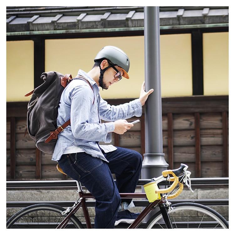 クモア レザーバイザー kumoa ヘルメット 自転車 大人 通勤 丈夫 日本製 安全 高性能｜passageshop｜15