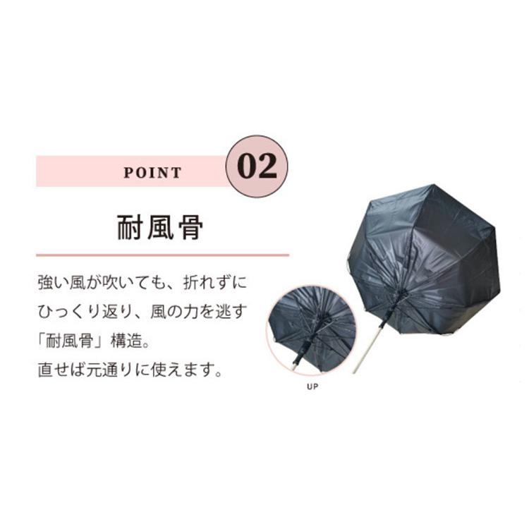 pink trick（ピンクトリック） まるい3段折りたたみ傘 晴雨兼用 遮光率