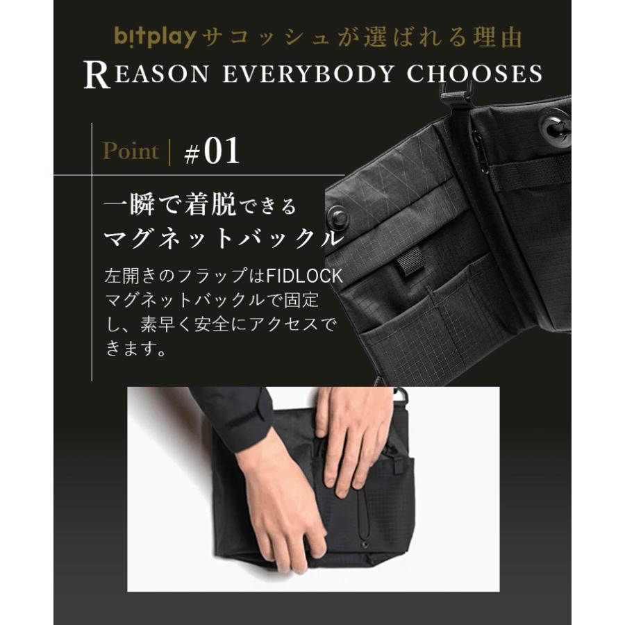 予約 bitplay Black Series 2Lサコッシュ ドリンクホルダー ビット