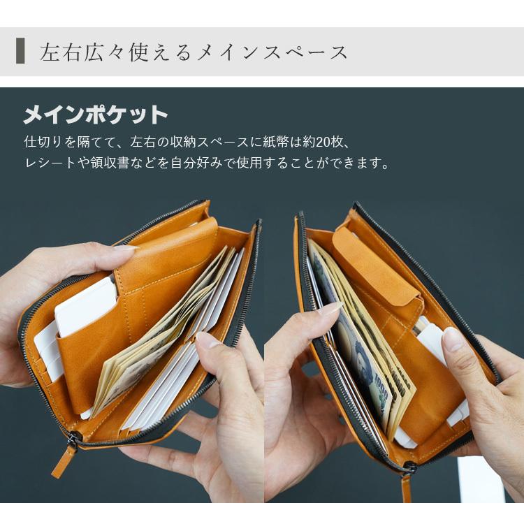 WR long wallet 本革 薄型 長財布 財布 革 レザー メンズ ギフト 大