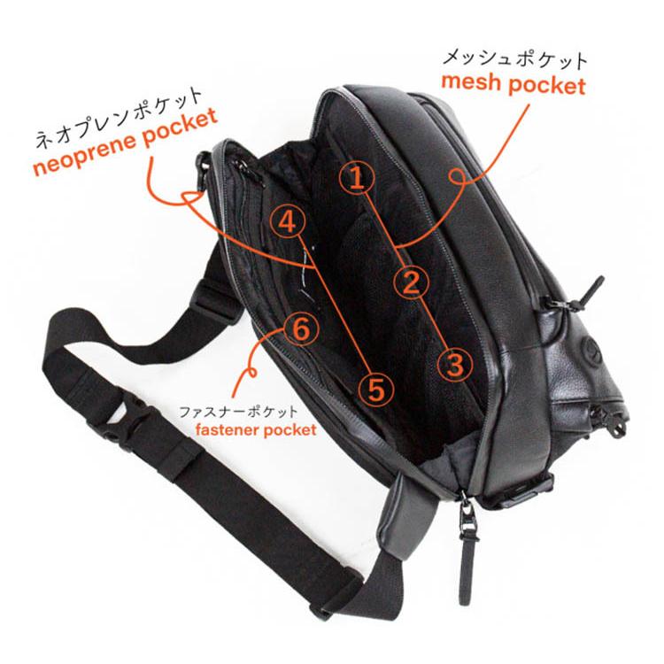 BROSKI AND SUPPLY レザークリーム付 アジャスト スリング BROSKI AND SUPPLY レザークリーム付 アジャスト スリング