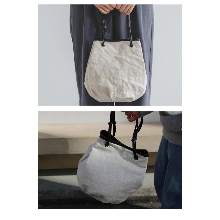 クラスカ ドー サック・ド・ラセ トワル リネン レディース トートバッグ CLASKA DO サック・ド・ラセ トワル クラスカ ドー Sac de lacet toile