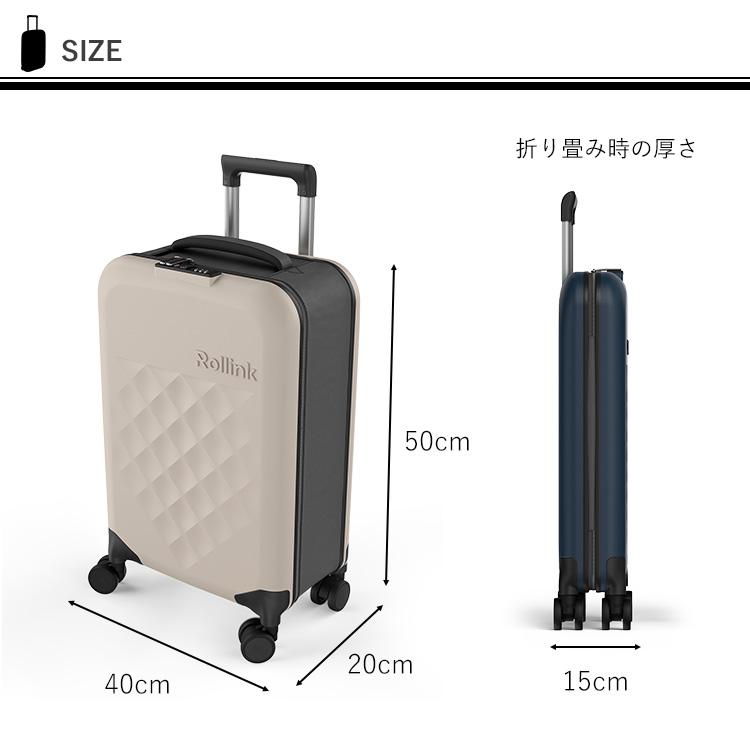 1Rollink FLEX 360° Spinner スーツケース 40L メーカー直送 海外×｜passageshop｜13