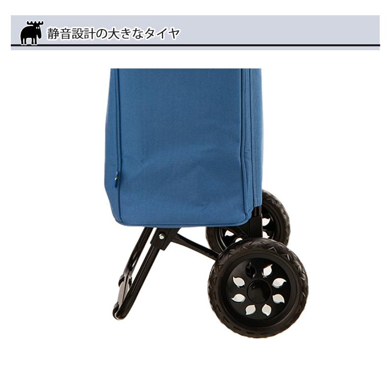 モズ ショッピングキャリー がまぐち ライトブルー moz ショッピング