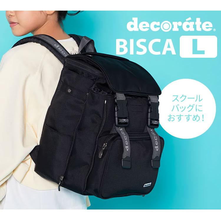 特典付 decorate BISCA L 25L デコレート リュック ビスカ ブラック｜passageshop｜02