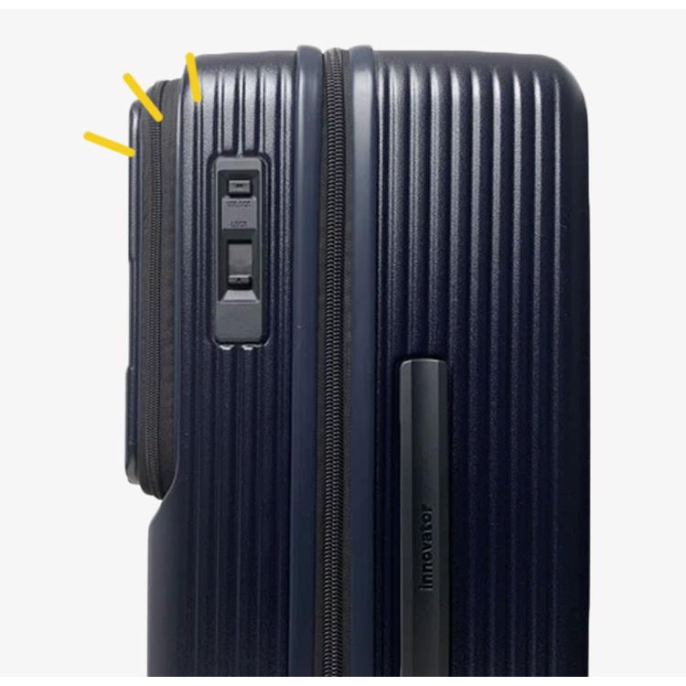 イノベーター スーツケース INV60 正規販売店 無料預け入れ innovator キャリーバッグ キャリーケース 旅行 TSAロック ブレーキ 軽量 頑丈 メーカー直送 海外×の画像