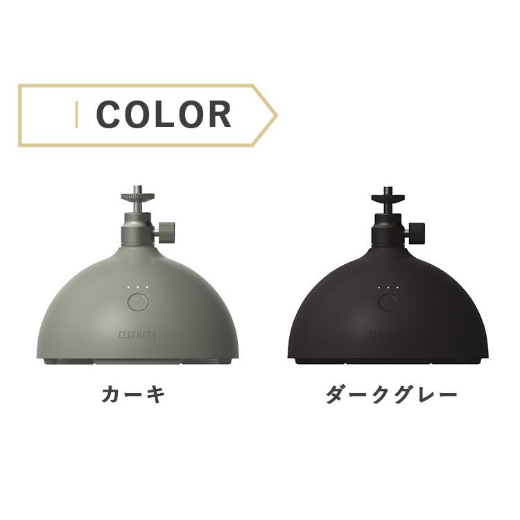 CLAYMORE クレイモア Swivel 369 ファン 首振り台 バッテリー 充電式 小型扇風機 ミニファン サーキュレーター キャンプ アウトドア スマホ充電 海外×の画像