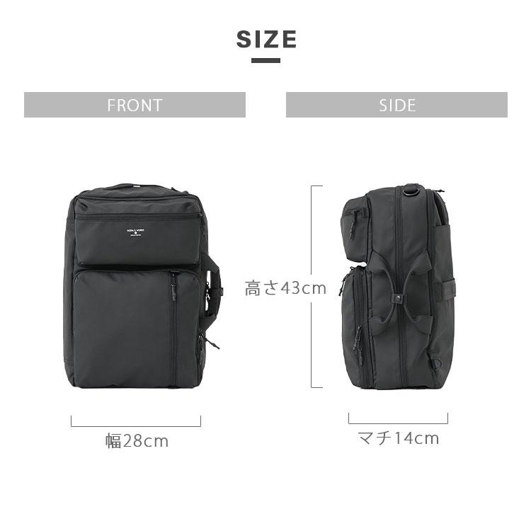 SQUALO WORKS スクアーロワークス CT 3WAY BAG リュック 通勤バッグ