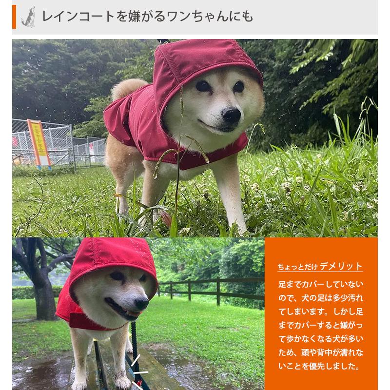 わんちゃんグッズ付 DeLoreans 犬用レインコート MS/M サイズ 穴澤賢