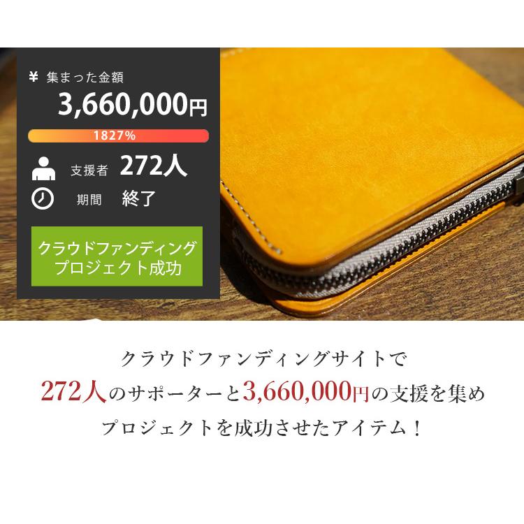 STUDIUM POKET 二つ折り財布 本革 日本製 マイクロウォレット メンズ