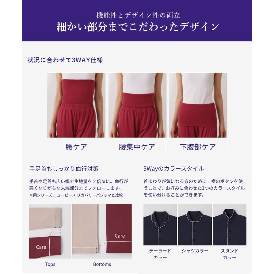 NEWPEACE [正規店] リカバリーウェア パジャマケア 上下セット【一般