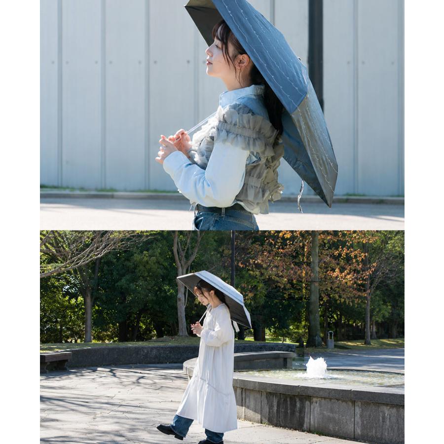HUS. オールウェザー デザイン 晴雨兼用 折りたたみ傘 : PassageShop