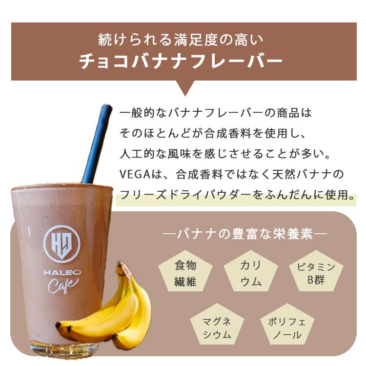 特典付 HALEO VEGA ハレオ ベガ プロテイン protein 植物性 プレミアム栄養食 厳選 自然素材 チョコレートバナナ味 1080g たんぱく質 ソイ アミノ酸 海外×(DM)の画像