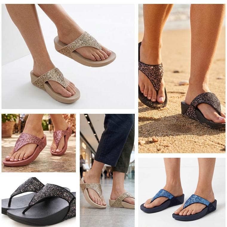 FitFlop（フィットフロップ） fitflop LULU マルチトーナル グリッター