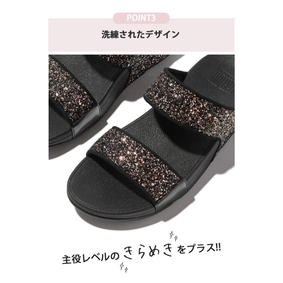 Lulu様用ページ FitFlop サンダル LULU CRYSTAL-MIX METALLIC CROSS SLIDES
