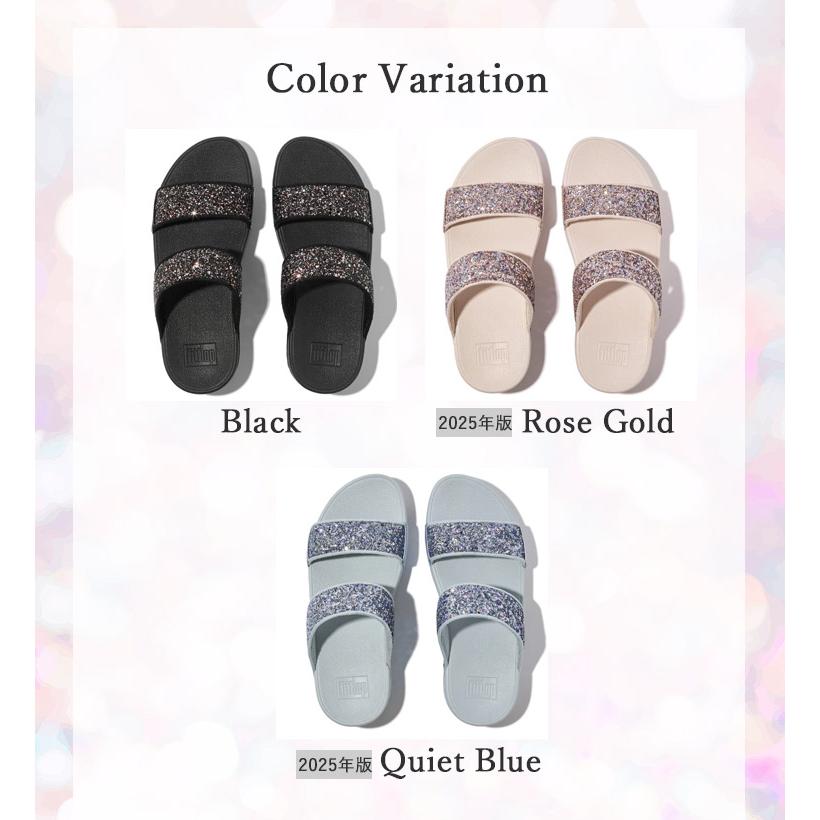 fitflop LULU マルチトーナル グリッター スライド フィットフロップ ルル LULU MULTI-TONAL GLITTER SLIDESの画像