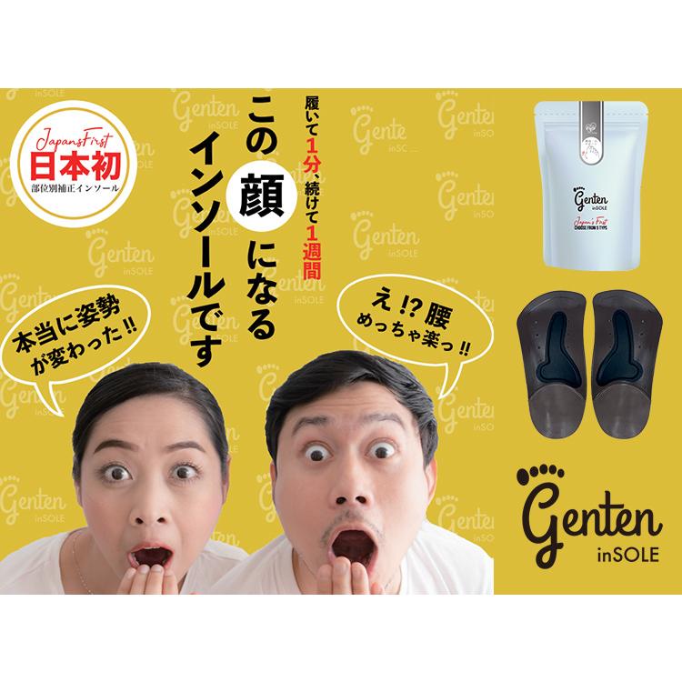 選べる特典付 リフレ ゲンテン インソール S/M/L 21.5〜28.5cm