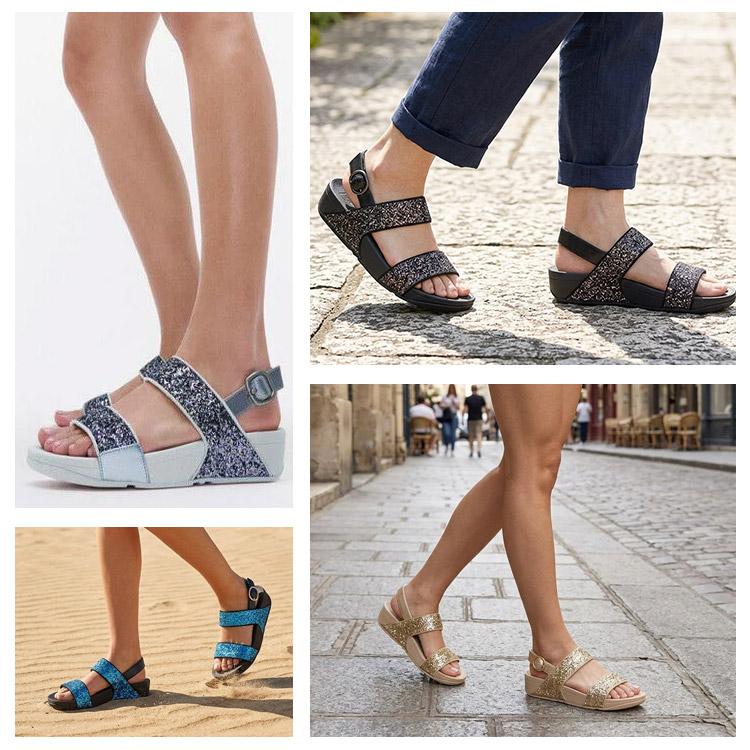 FitFlop（フィットフロップ） fitflop LULU マルチトーナル グリッター