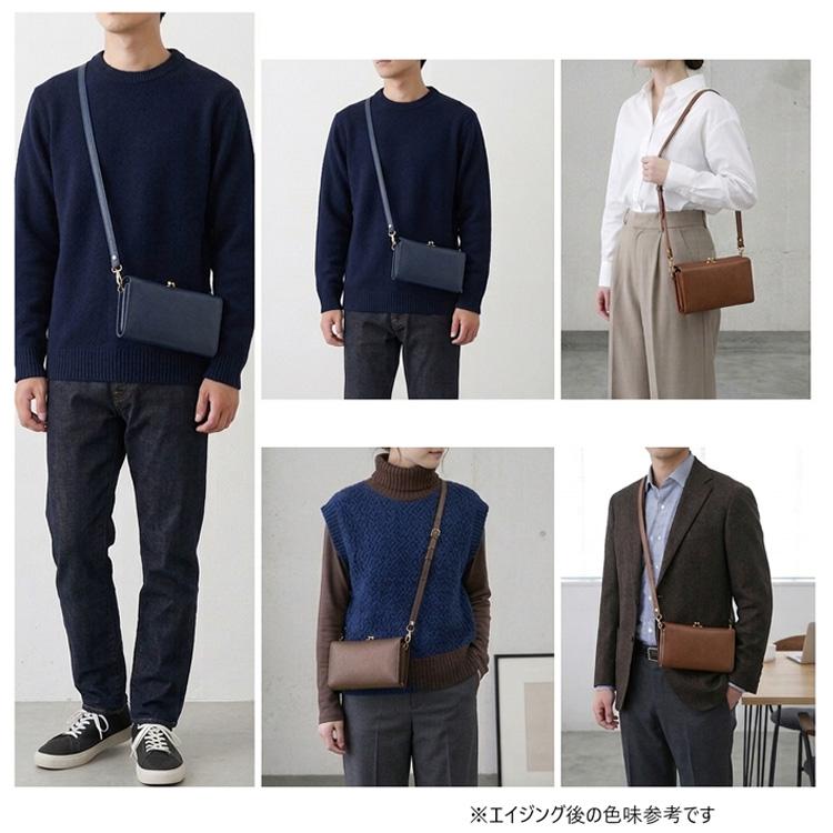 W特典付 STUDIUM 1秒ショルダーwallet ショルダー財布 ストゥディウム