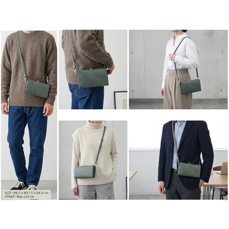 W特典付 STUDIUM 1秒ショルダーwallet ショルダー財布 ストゥディウム