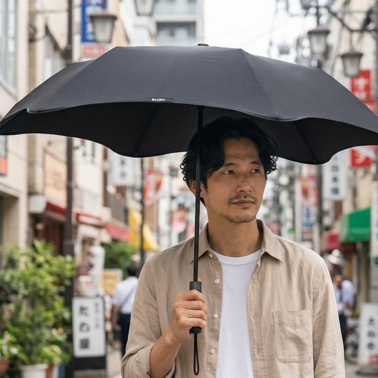 BLUNT グレー　晴雨兼用傘 BLUNT Metoro UVSHADOW 晴雨兼用折り畳み傘 特許取得 耐風 UVカット