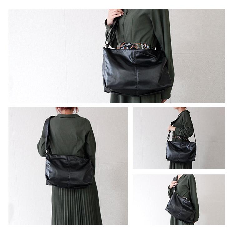 DOT＆STRIPE くったりショルダー M ドットアンドストライプ モノピア ショルダーバッグ 斜め掛け 斜めがけ ミニショルダー レディース バッグ 合皮 | DOT & STRIPE | 08
