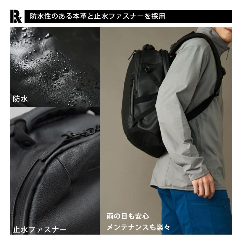 選べるノベルティ付 BROSKI AND SUPPLY Rover2 BBOM-1363 ローバー2 バックパック メンズ  BBOM-1240 大容量 防水 本革 PC収納 16インチ対応 リュックの画像