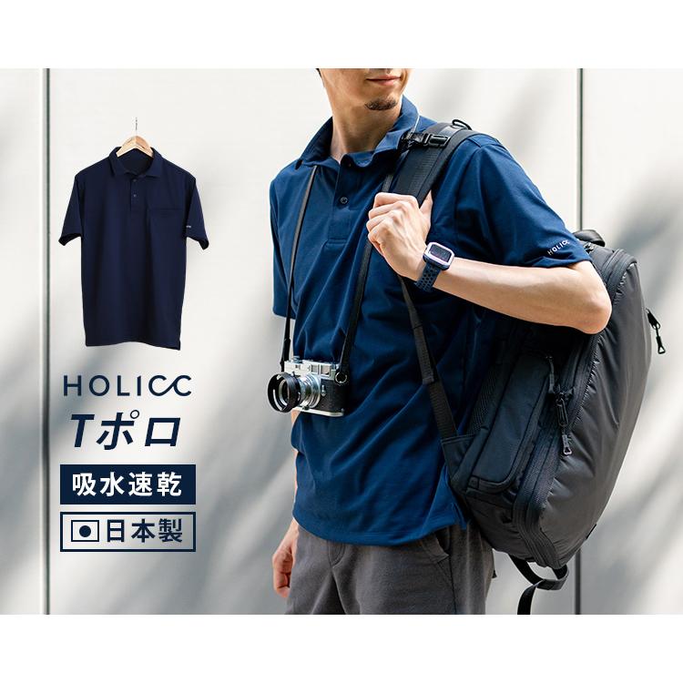 選べる特典付 HOLICC Tポロ S/M/L/XL メール便無料 ポロシャツ メンズ