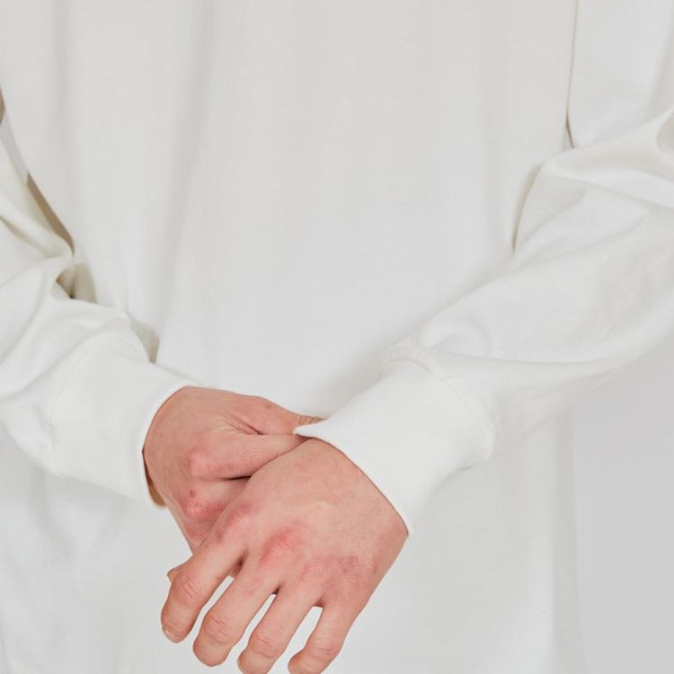 Hanes（ヘインズ） クルーネックロングスリーブTシャツ SHIRO Hanes