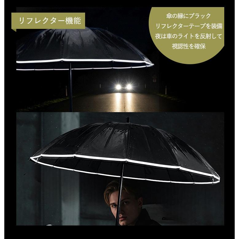 KAGEROW 耐風・晴雨兼用16本骨ビニール傘 メーカー直送 海外× UVカット