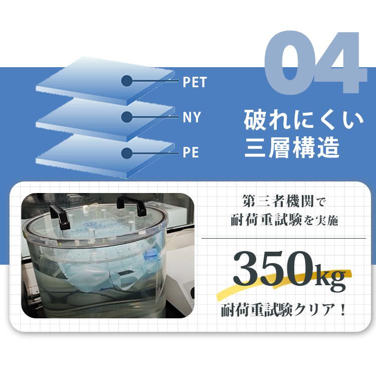 水タンクくん 5枚入り×5セット 防災グッズ 水タンク 防災用 給水袋 給水タンク 折りたたみ式 ウォーターバッグ 断水対策 飲料水 保存袋 浸水対策 非常用_4