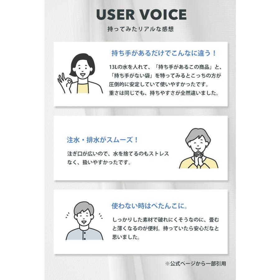 水タンクくん 5枚入り×5セット 防災グッズ 水タンク 防災用 給水袋 給水タンク 折りたたみ式 ウォーターバッグ 断水対策 飲料水 保存袋 浸水対策 非常用_9